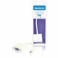Mini Displayport-Kabel Mini Displayport Stecker - VGA female 0.20 m Weiss